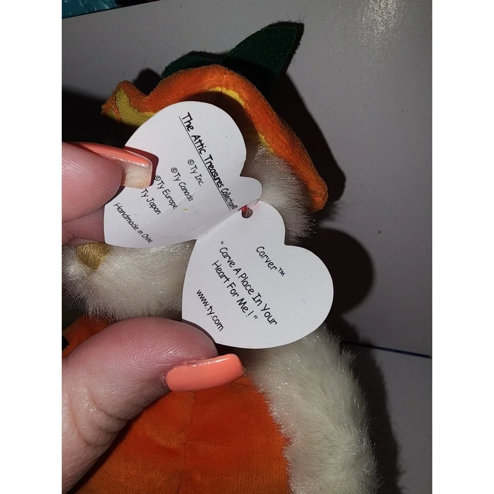 ty Carver‎ Attic Treasures Bear Beanie Babies